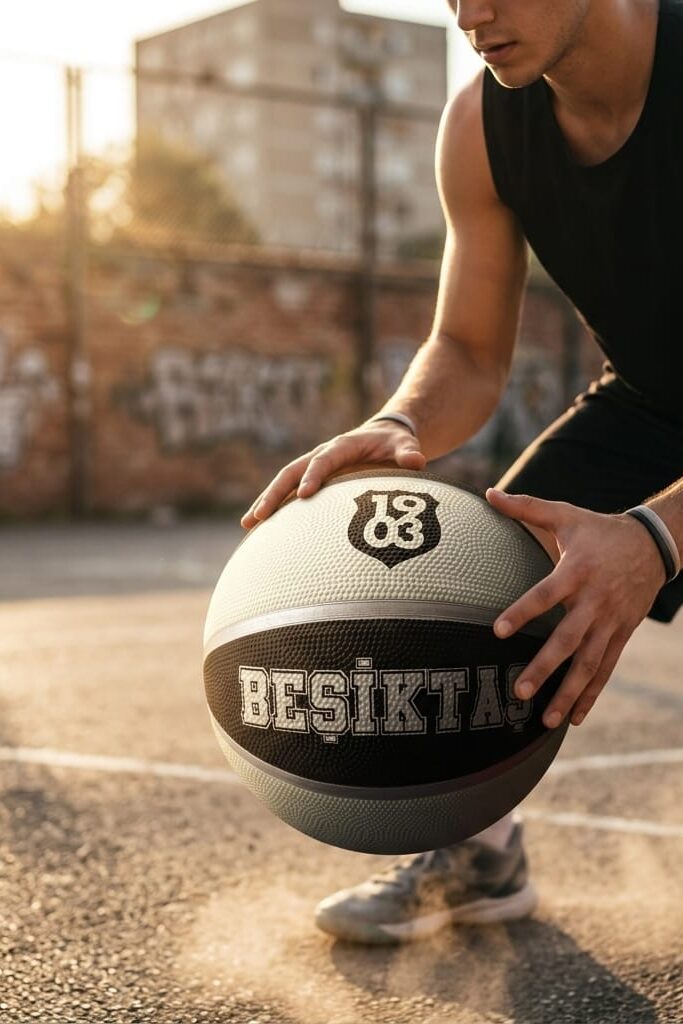 Beşiktaş Lisanslı Basketbol Topu Antrenman ve Maç Topu