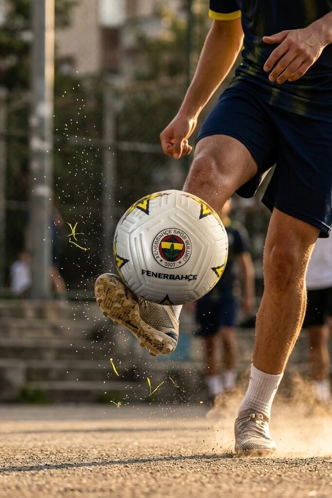 Fenerbahçe Lisanslı FB-5100 Futbol Topu Sarı Lacivert