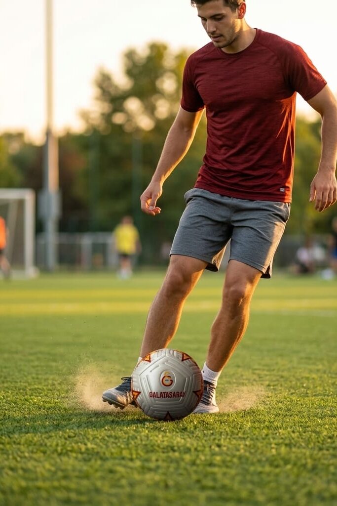 Galatasaray Lisanslı Futbol Topu GS Logolu Maç Topu