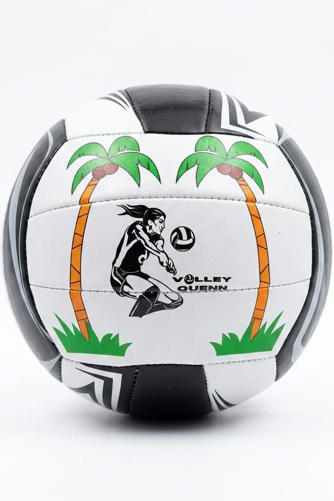 Voleybol Topu Antrenman ve Maç Topu Siyah Desenli