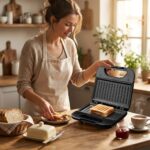 Kiwi KSM-2405 750 W Mini Tost Makinesi Siyah