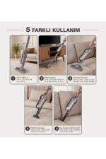 Fantom Magic P3000 Dikey Elektrikli Süpürge 500W Torbasız Antrasit