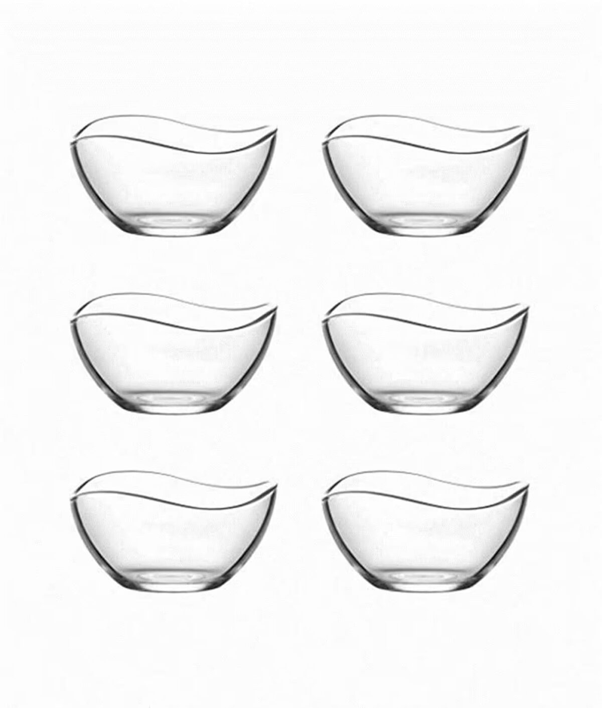 LAV Vira 65 ml Cam Reçel Kasesi 6'lı Set