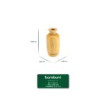 Bambum Tanger Doğal Bambu Dekoratif Vazo 8.5x4.9 cm