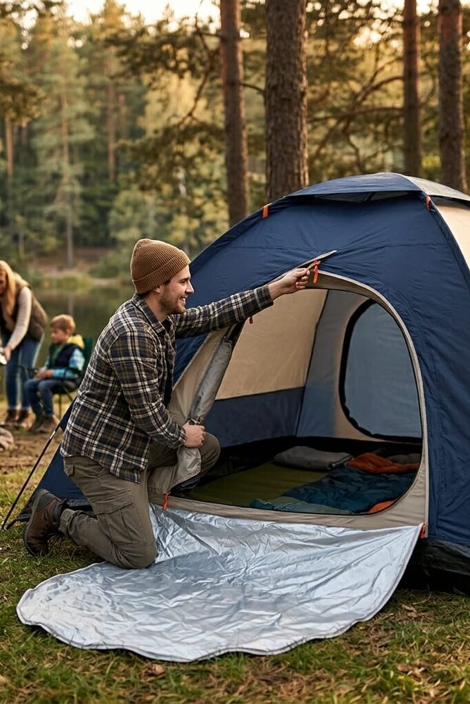 Best Camp BC-2225 6 Kişilik Manuel Kurulum Kamp Çadırı 220x250x150 cm