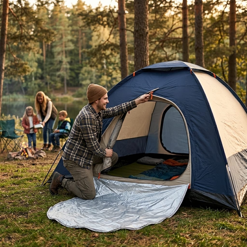 Best Camp BC-2225 6 Kişilik Manuel Kurulum Kamp Çadırı 220x250x150 cm