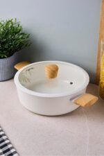 Perotti Danish Cook Bej Seramik Karnıyarık Tenceresi 24 cm - Görsel 2