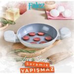 Falez Liva Seramik Yapışmaz Sahan 24 cm - Görsel 2