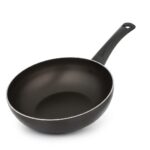 Mehtap Onyx Siyah Teflon Wok Tava 24 cm - Görsel 2
