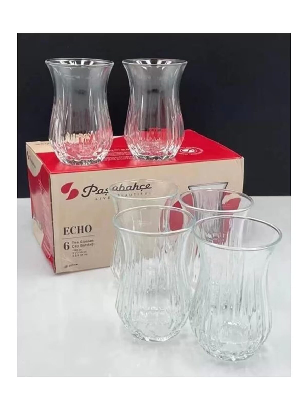 Paşabahçe 420181 Echo Çay Bardağı 160cc 6 Lı - Görsel 2