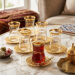 Paşabahçe 42011 Yaldızlı 6'lı Çay Bardağı 90 CC - Görsel 2