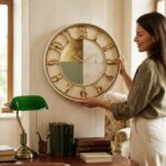 Grand Revello 50 cm Dekoratif Krem Duvar Saati 1453-3 - Görsel 2