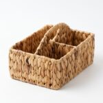 ACAR Wicker 4 Bölmeli Hasır Kaşıklık Düzenleyici 30x20x11 cm - Görsel 3