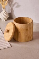 Perotti Pisa Bambu Tekli Kavanoz 13x14 cm - Görsel 3