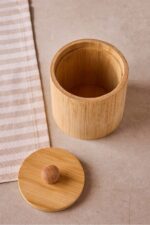 Perotti Pisa Bambu Tekli Baharat Kavanozu 10x12 cm - Görsel 3