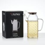 Tutku KT.079 Cam Yağlık Plastik Kapaklı 1000 ml - Görsel 3
