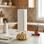 Balkabağı Figürlü Gold Kağıt Havluluk 30x15 cm - Görsel 3