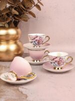 Paçi Florabel 6'lı Porselen Kahve Fincan Takımı - Görsel 4