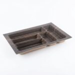 Alberlo A 1374 5 Bölmeli Ahşap Görünümlü Mutfak Çekmece İçi Kaşıklık Organizer - Görsel 4