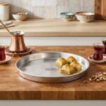 Nuraklar No:34 Yuvarlak Alüminyum Baklava Tepsisi - Görsel 4