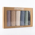 Mercan Rose 6'lı Bambu Waffle Mutfak Havlusu 40x60 cm - Görsel 4