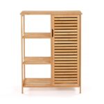 Mien Bambu Çamaşır Dolabı JW-22990 | 66x87x33 cm Banyo Dolabı - Görsel 3