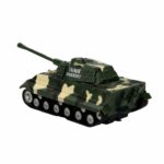 Leopar Uzaktan Kumandalı Tank Yeşil Kamuflajlı 18 cm - Görsel 4