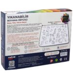 Matrax Yıkanabilir Boyama Örtüsü ve 12'li Boya Kalemi Seti 100x150 cm - Görsel 3