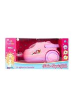 Can Ali Toys Elektrikli Şirin Süpürgem Oyuncak, Işıklı ve Sesli, 19 cm, Pembe - Görsel 3