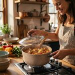 Falez Creamy Granit 28 cm Derin Tencere - Görsel 3