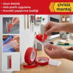 Meg Çift Taraflı Akrilik Silikon Bant 18 mm x 2 Metre - Görsel 4