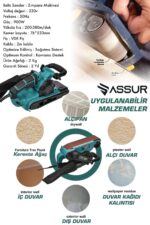Assur ASR421 900W 76x533mm Profesyonel Tank Zımpara Makinesi - Görsel 4