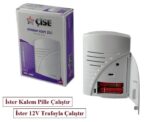 Çise Bim Bam Mekanik Sesli Kapı Zili - Beyaz - Pilli ve 12V Trafo Uyumlu - Görsel 2