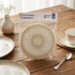 DGN Home Desenli 6'lı Sunum Peçetesi 15 cm