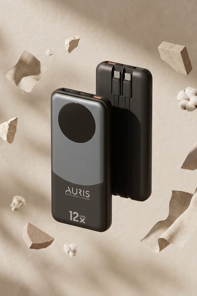 Auris ARS-PB120 12.000 mAh Taşınabilir Hızlı Şarj Cihazı Powerbank
