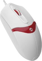 Everest SM-220 USB Kablolu Optik Mouse Beyaz Kırmızı