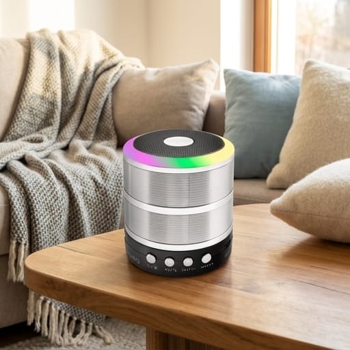 Auris KLN190 Mini Bluetooth Hoparlör RGB Işıklı