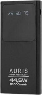 Auris ARS-K28 12000 mAh 44.5W Fenerli Hızlı Şarj Powerbank