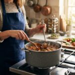 Mehtap 36 cm Gri Granit Derin Dolma Tenceresi - Görsel 3
