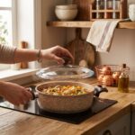 Falez Creamy Granitec 24 cm Kısa Granit Tencere