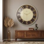 Revello 1453-2 Dekoratif Duvar Saati 50 cm Kahverengi - Görsel 3
