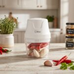 Kiwi KC8203 Şarjlı Gıda Doğrayıcı 350 ml 3 Bıçaklı El Blenderı