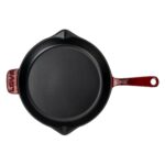 LAVA Yuvarlak Döküm Demir Kızartma Tavası 28 cm Bordo