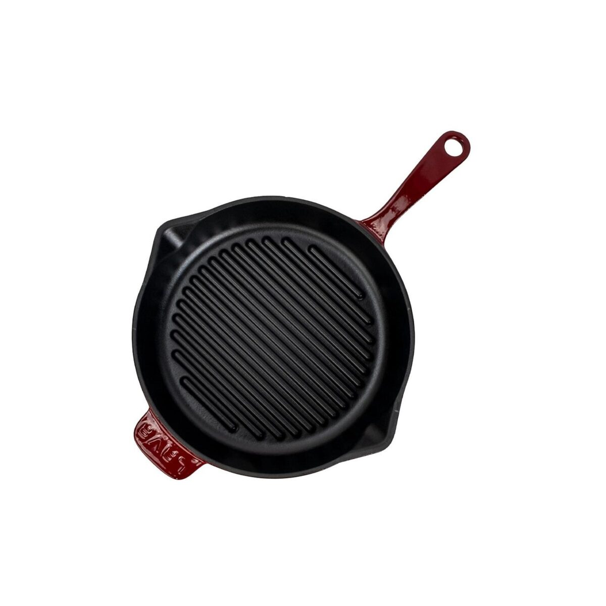 LAVA Döküm Yuvarlak Izgara Tava 28 cm Bordo