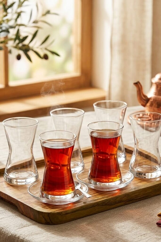 LAV Derin 6'lı Çay Bardağı Seti 140 cc