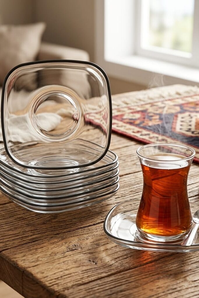 Lav Cozy 6'lı Çay Tabağı Seti