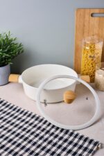 Perotti Danish Cook Bej Seramik Karnıyarık Tenceresi 24 cm - Görsel 3