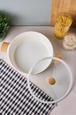 Perotti Danish Cook Bej Seramik Karnıyarık Tenceresi 28 cm - Görsel 3