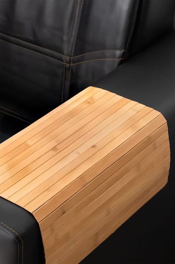 Bambu Koltuk Matı 45x70 cm Katlanabilir Kanepe Yan Sehpa