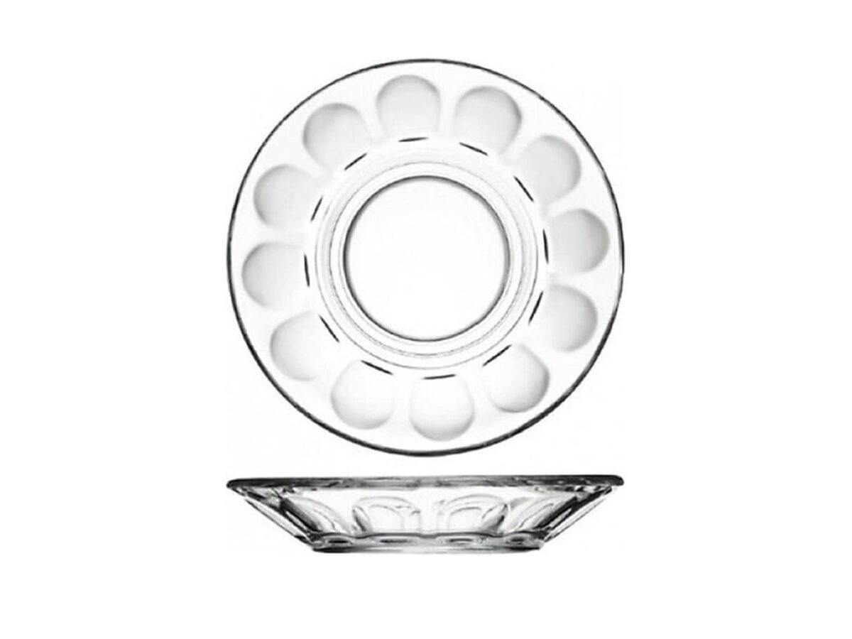 Paşabahçe 54411 Tempo Çay Tabağı Optikli 19mm 6 Adet 101 MM - Görsel 3